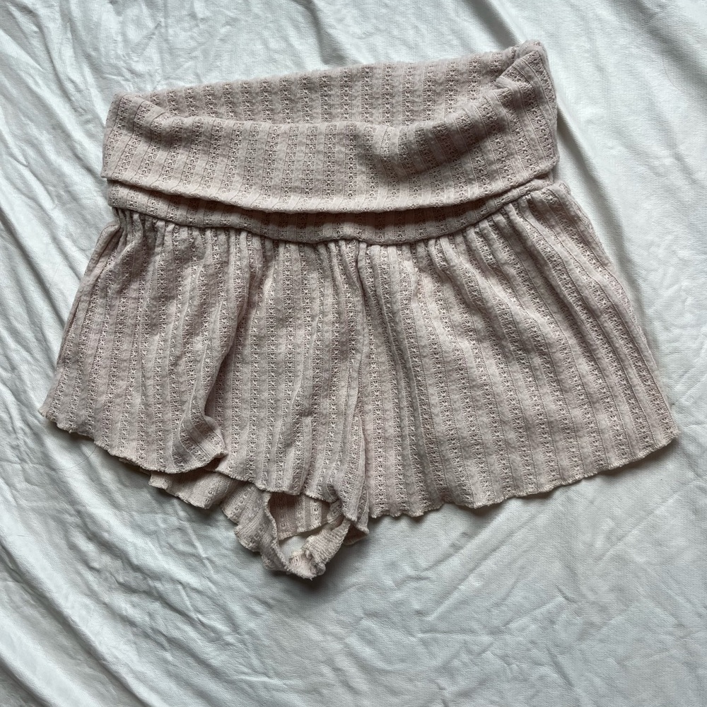 Urban Outfitters Blush Knit Shorts